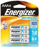 Energizer Advanced Lithium Batteries AA Size 8-Count