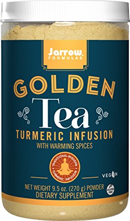 Jarrow Formulas Golden Tea, Tumeric Infusion With Warming Spices, 9.5 Ounce