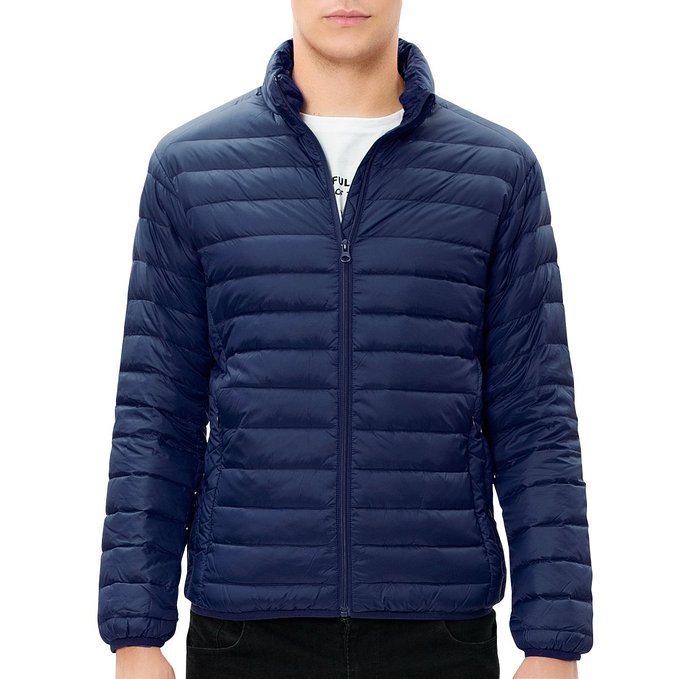 Puredown Weatherproof Mens Packable Down Puffer Jacket