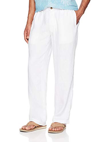 28 Palms Men's Relaxed-Fit Linen Pant with Drawstring