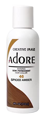 Adore Semi-Permanent Haircolor #046 Spiced Amber 4 Ounce (118ml)