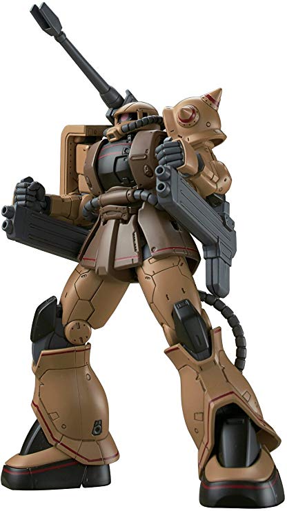 Bandai HG The Origin MSD 1/144 Zaku Half Cannon Model Kit(Japan Import)