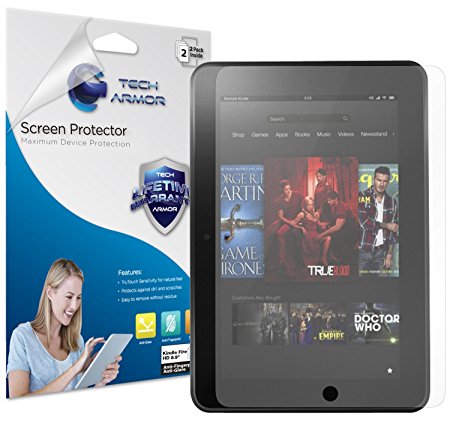 Kindle Fire HD Screen Protector, Tech Armor Anti-Glare/Anti-Fingerprint Amazon Kindle Fire HD 8.9" (2012) Film Screen Protector [2-Pack]