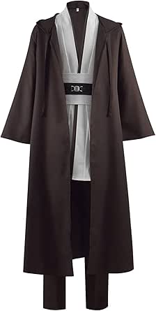 Men's Costume Tunic Robe Cosplay Costume Knight Outfit Hooded Cloak Halloween Costume