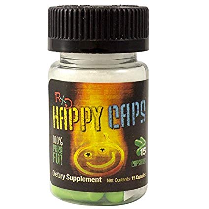 Happy Caps 15ct. Bottle! by TheHerbalShop