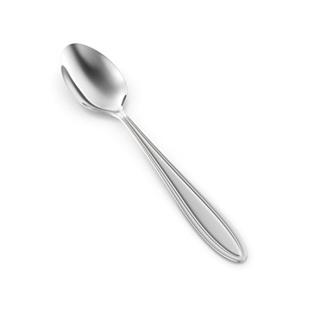 Royal 6-Piece Teaspoon Set - 18/10 Stainless Steel, 6.5" Flatware Teaspoon - Dishwasher Safe