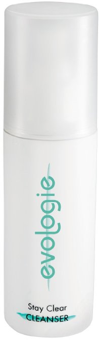Evologie Stay Clear Cleanser  Non-drying facial cleanser that unclogs pores removes bacteria oil and makeup for all skin types