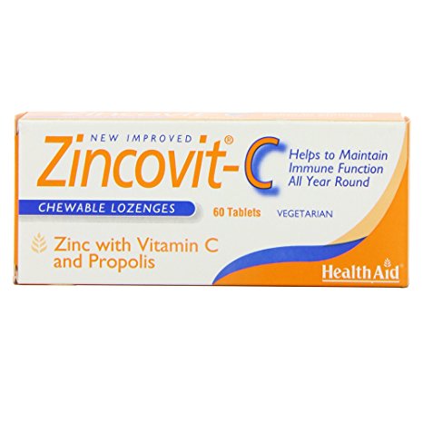 HealthAid Zincovit C Vitamin C & Zinc, 60 Tablets