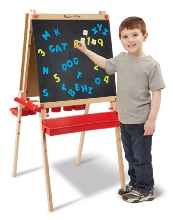 Melissa and Doug Deluxe Easel with Magnetic Board