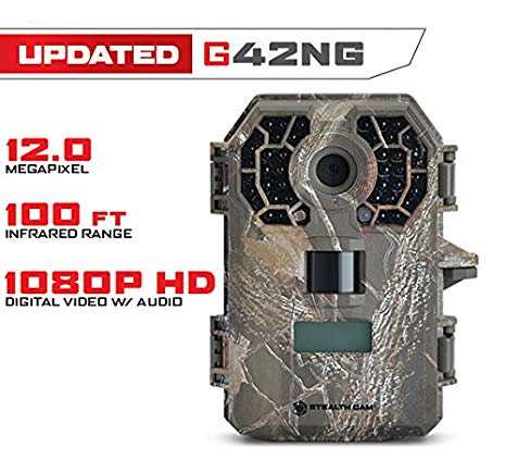 Stealth Cam G42NG No Glo Trail and Wildlife Camera. Day or night proven reliability. Designed and Engineered in the USA