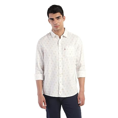 Levi's Men's All Over Printed Slim Fit Shirt