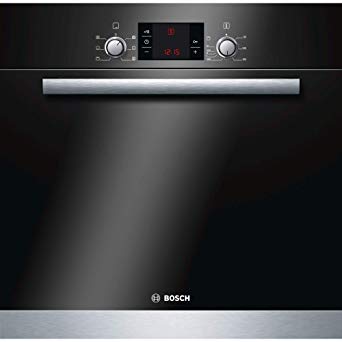 Bosch Builtin Electric Single Multifunctional Oven in Stainless Steel with Electronic Clock Timer | HBA23B152B