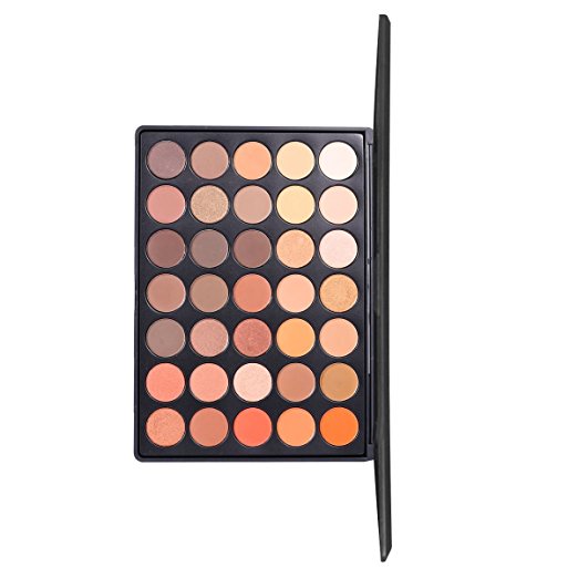 35 Warm Colours Eyeshadow Palette, Tinabless Professional Waterproof Make Up Palette with Matte Shimmer Eyeshadow Pallet (35O)