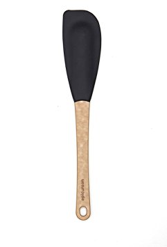 Epicurean Silicone Series Utensils, Large Spatula, Natural with Black