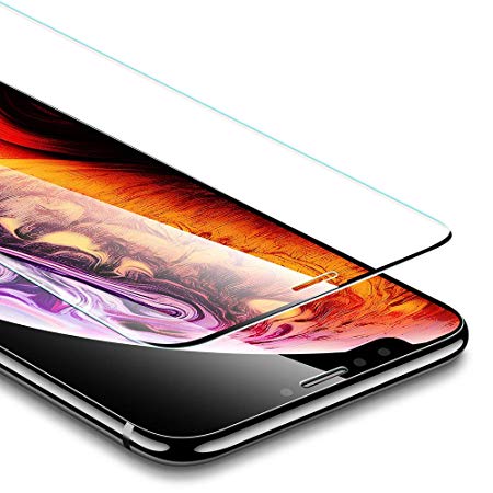 ESR Tempered-Glass Screen Protector Compatible with iPhone Xs/X, [2-Pack] Full Screen Protection, 3X Stronger Screen Protector for iPhone Xs/X (2018 & 2017)