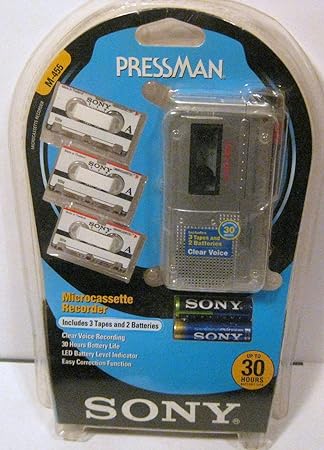 SONY M-455 Microcassette Recorder Value Pack (SONY M455)