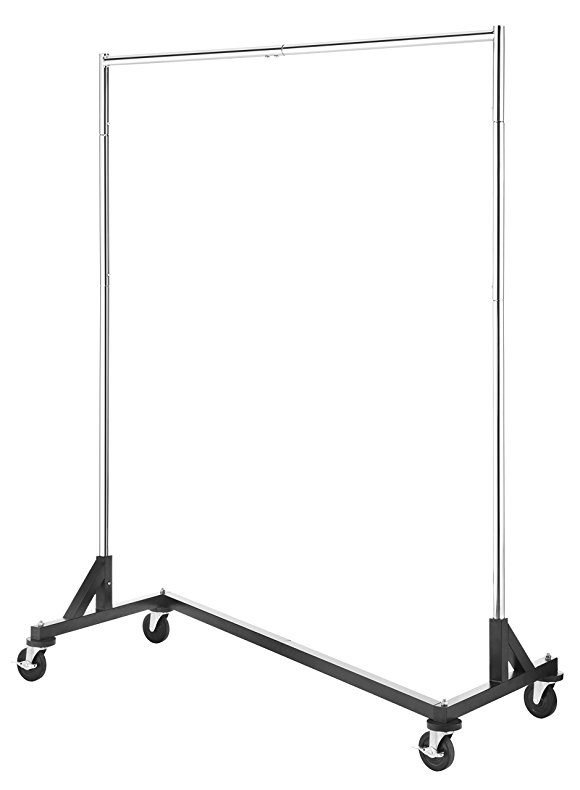 Whitmor Rolling Z-Style Garment Rack