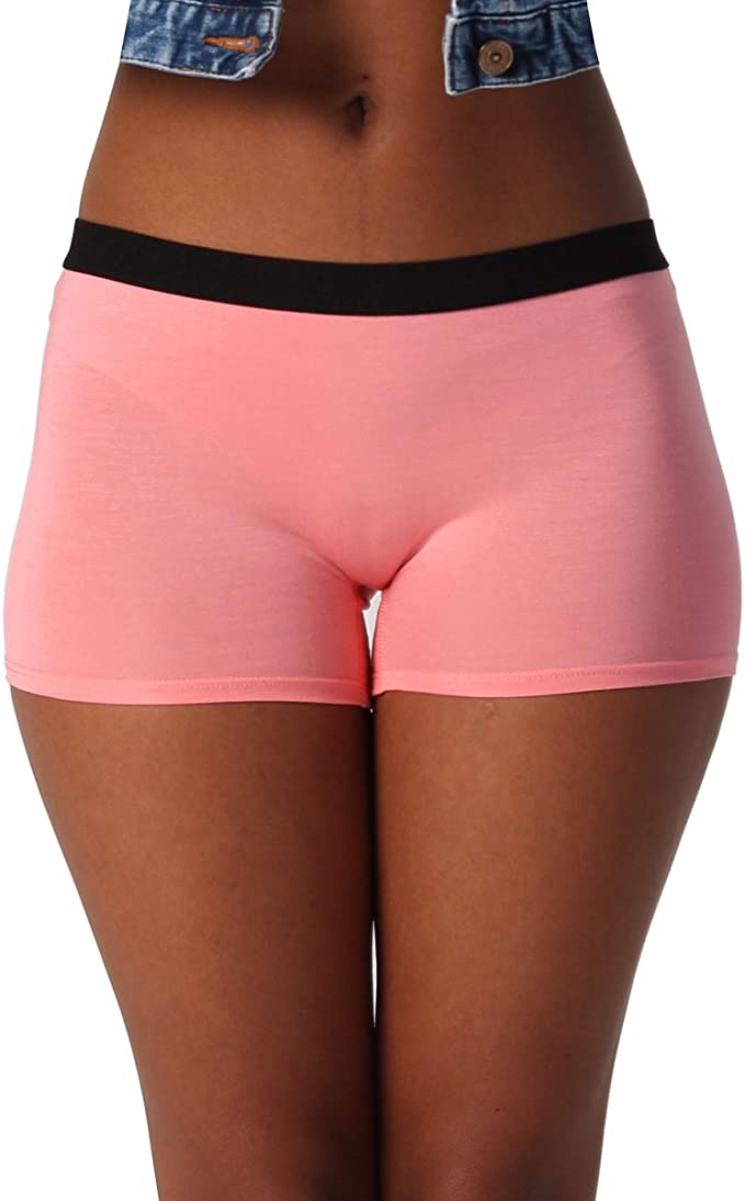 EVARI Women's Boyshort Panties Viscose Underwear Pack of 3