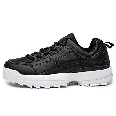 Three X Women Chunky Sneakers Dad Shoes Platform Lightweight Retro Sneakers