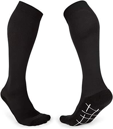 Compression Socks for Women and Men – 1 Pair Premium 15-20 mmHg Anti DVT Flight Socks - Support Circulation Stockings - Regular and Wide Calf - Ideal for Running, Sports, Travel, Flying, Pregnancy