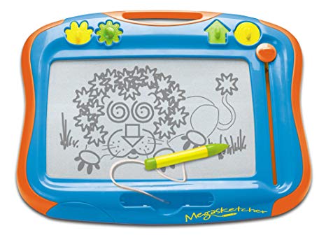 TOMY T6555 Megasketcher High Resolution Magnetic Drawing Board for Kids - Arts and Crafts Doodle and Scribble Board - Suitable from 3 years