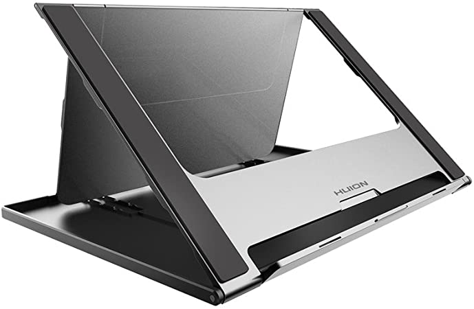 HUION ST200 Adjustable Drawing Tablet Stand Portable Desk Stand for 10-16 inchs Graphics Pen Display Kamvas 13, Kamvas 12, Kamvas 16 2021, Kamvas Pro 16/Pro 12/Pro 13, iPad Pro, Cintiq 16, Wacom One