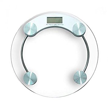 CADEAU LCD Glass Electronic Digital Personal Health Body Weight Scale Weighing