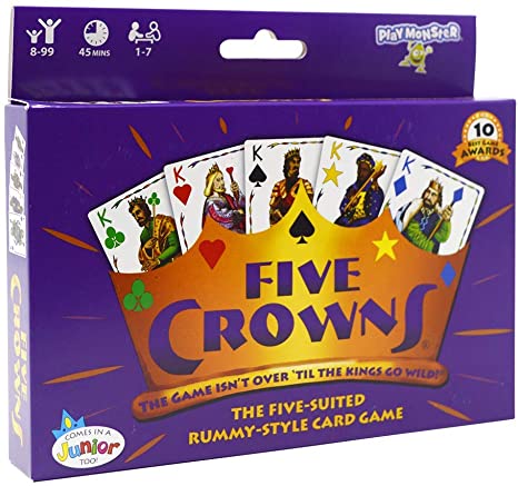 SET Enterprises Five Crowns Card Game