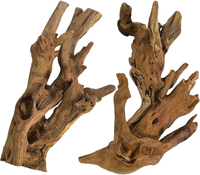 kathson Natural Aquarium Driftwood Decoration Branches Reptiles Terrarium Ornament Wood Fish Tank Habitat Decor Assorted Sizes Wood