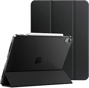 JETech Case for iPad Air 13-Inch M2 (2024), Slim Stand Hard Back Shell Smart Cover with Auto Wake/Sleep (Black)