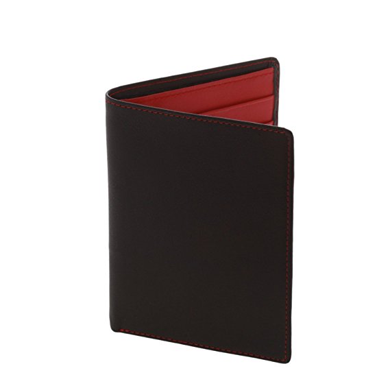 Royce Leather RFID Blocking Passport Currency Wallet