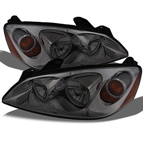 Pontiac G6 Amber OE Replacement Headlights Driver/Passenger Smoked Head Lamps Pair New