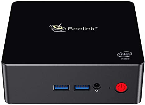 Beelink X45 Mini PC DDR4 8G/256G MSATA SSD Intel Gemini Lake Celeron Processor J4105 Processor Mini PC (Dual HDMI2.0 4K Output/WiFi 2.4 5.8GHz /SATA3.0 1000Mbps LAN /USB3.0 * 4)