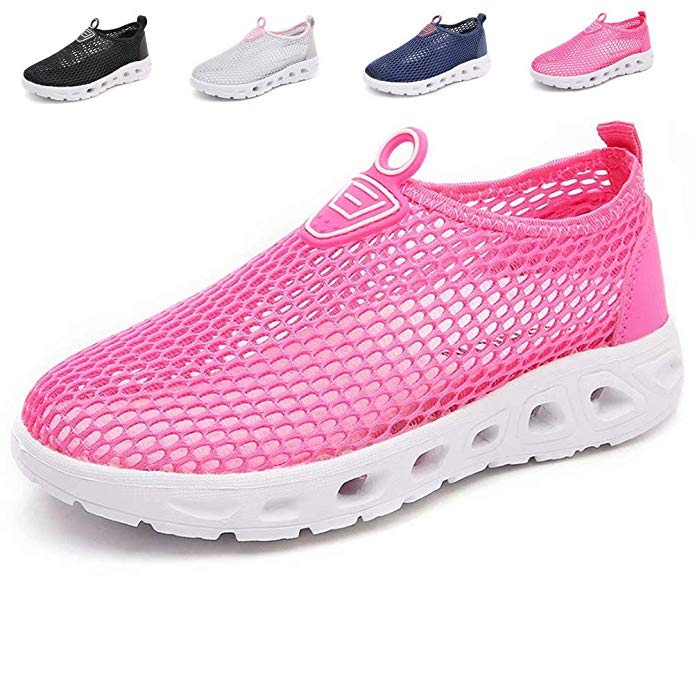 LINGMAO Kid's Quick Dry Water Shoes Slip-on Sneakers for Beach Camp (Toddler/Little Kid/Big Kid)