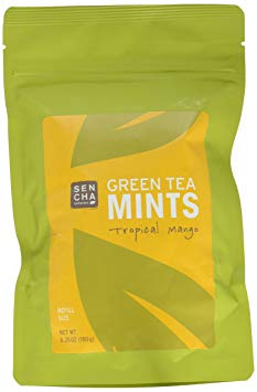 Sencha Naturals Refill Bag Green Tea Mints, Tropical Mango, 6.3 Ounce