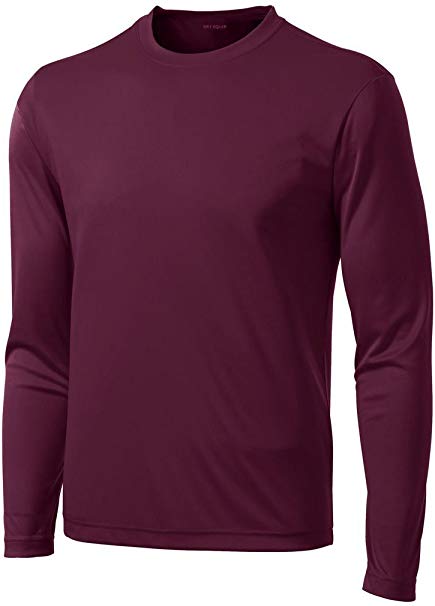 DRI-Equip Long Sleeve Moisture Wicking Athletic Shirts