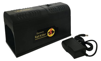 Electronic Rat Trap by RatTrapper - Indoor and Outdoor Use - High Voltage Rodent Trap that Shocks and Kills Rats and Mice