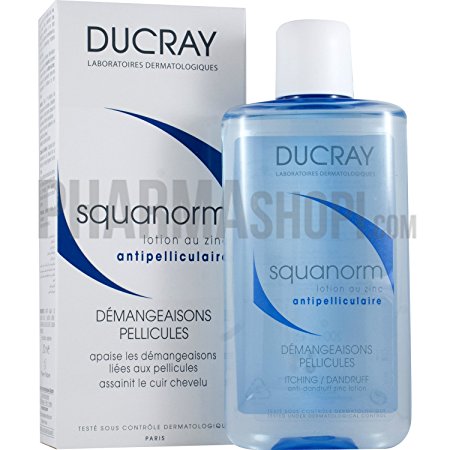 Ducray Squarnum Anti-Dandruff Lotion With Zinc 200 ml