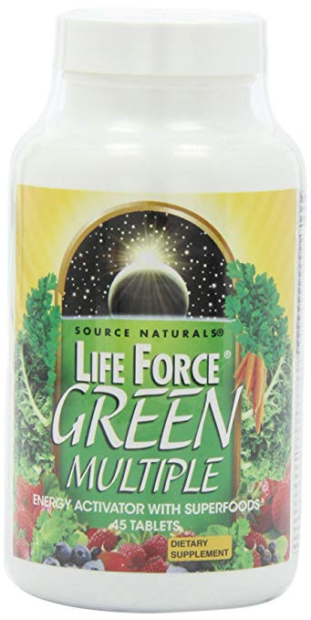 Source Naturals Life Force Green Multiple, 45 Tablets