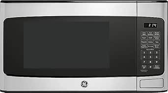 GE GCST11X1WSS Microwave Oven, 950-watt 6 Auto Cooking Settings, Child-Lock Technology, Kitchen Essentials for The Countertop, Dorm Room or Apartment, 1.1 Cu. Ft, Stainless Steel