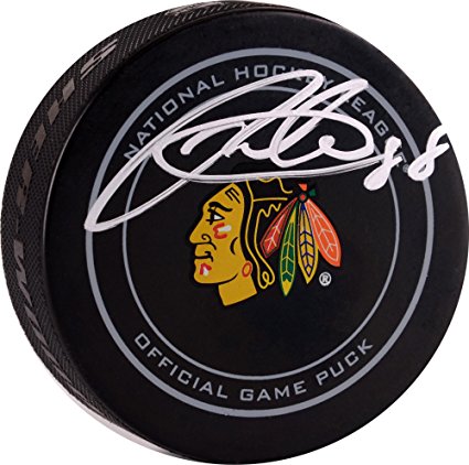 Patrick Kane Chicago Blackhawks Autographed Official Game Puck - Frameworth - Frameworth - Fanatics Authentic Certified