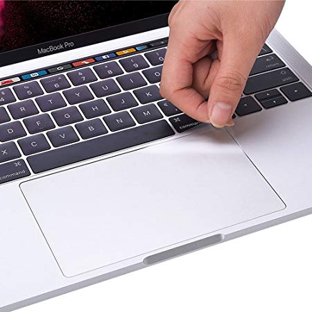 (2 Pack) Clear Anti-Scratch Trackpad Protector Touchpad Cover Skin for Newest MacBook Pro with Touch Bar 13 Inch A1706 A1078 and 15 Inch A1707 (Released 2016) (New MacBook Air 13" A1932)