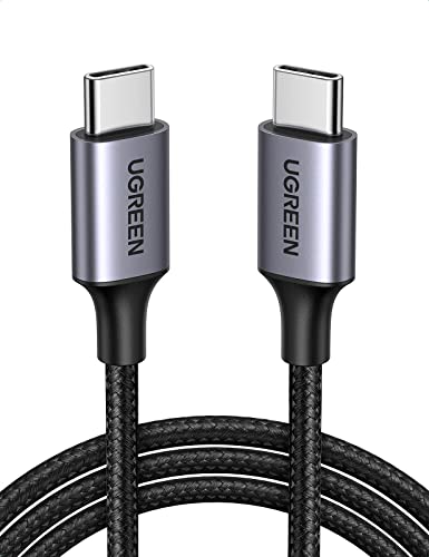 UGREEN USB-C auf USB-C Kabel 60W Power Delivery Ladekabel USB C zu USB C kompatibel mit Galaxy S21 Ultra, S20, Note20, Mi 10T, Xperia 1 II, Pixel 5, iPad Mini 6, iPad Pro, MacBook Air usw. (1m)