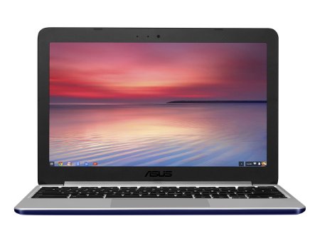 ASUS C201 11.6 Inch Chromebook (Rockchip, 4 GB, 16GB SSD, Navy Blue)