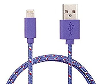iphone 6 cable,Jackpower Lightning (10ft) Apple MFi Certified Lightning Cable / Charger Cord, for iPhone 6s/6s Plus/6/6 Plus/5s/5, iPad mini/4/3/2, iPad Pro Air 2 (Purple)