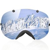 Zionor Lagopus Snowmobile Snowboard Skate Ski Goggles with Detachable Lens