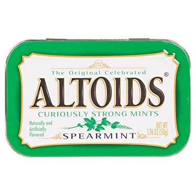 Altoids Curiously Strong Mints Spearmint Pouch, 50 g