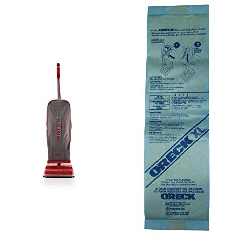 Oreck Commercial U2000R-1 Commercial Upright Vacuum and  Disposable Bag (Pack of 25) bundle