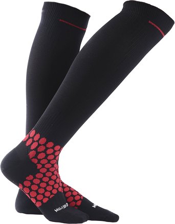 Compression Socks 20-30 mmhg for Flight, Maternity, Athletics, Travel, Nurses - Medical Care Grade for Shin Splints, Calf and Leg Pain - Running Socks for Women & Men