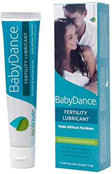 BabyDance Fertility Lubricant: Sperm-Friendly Lube Made Without Parabens - 40 Gram Multi-Use Tube with No Applicators
